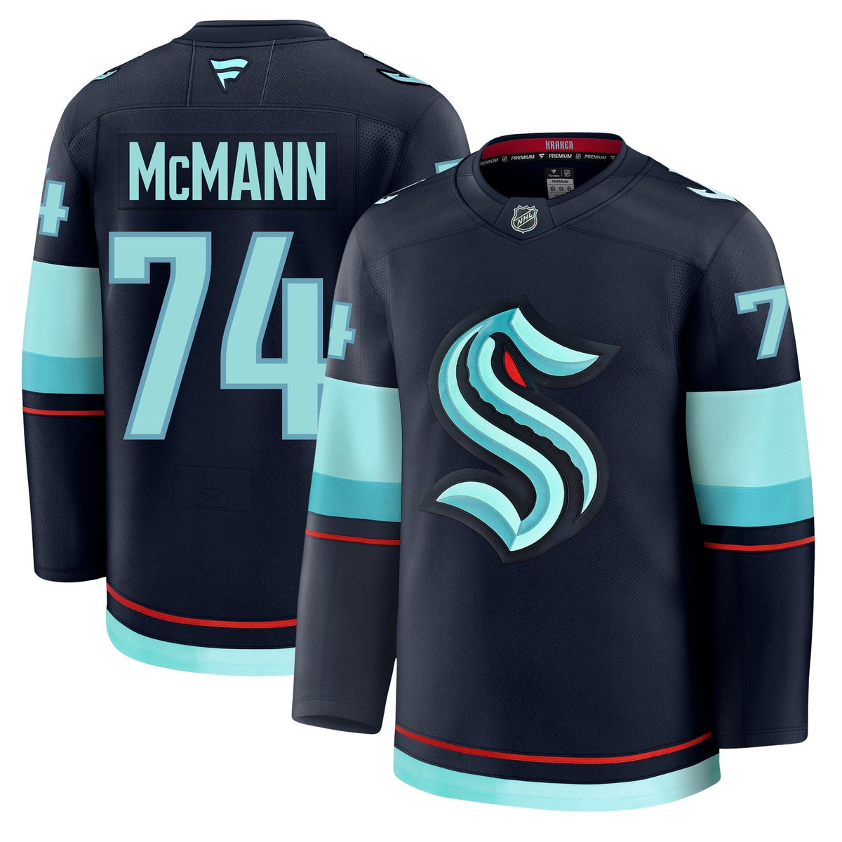 Bobby McMann Seattle Kraken Fanatics Premium Home Jersey