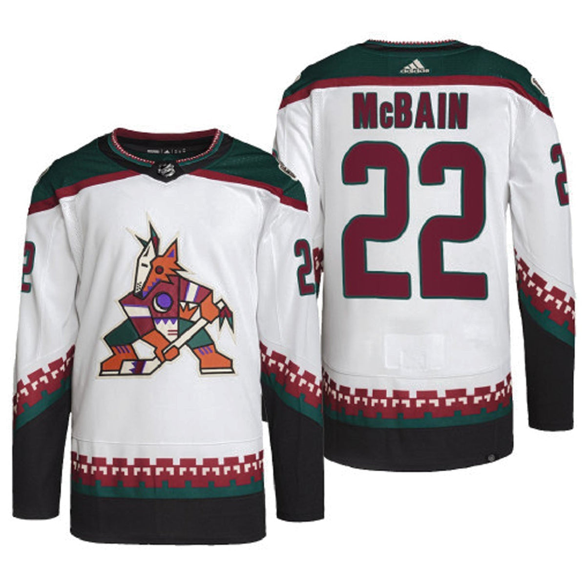 Jack McBain Arizona Coyotes 22 Jersey