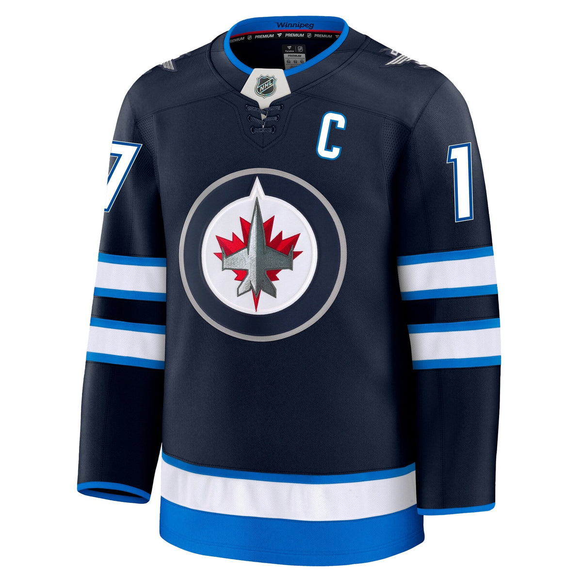 Adam Lowry Winnipeg Jets Fanatics Premium Home Jersey