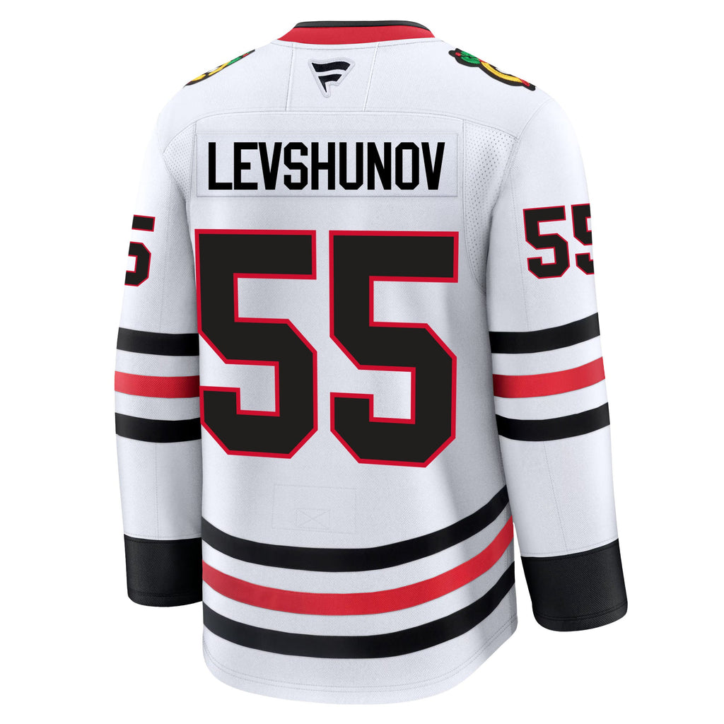 Artyom Levshunov Chicago Blackhawks Fanatics Premium Away Jersey