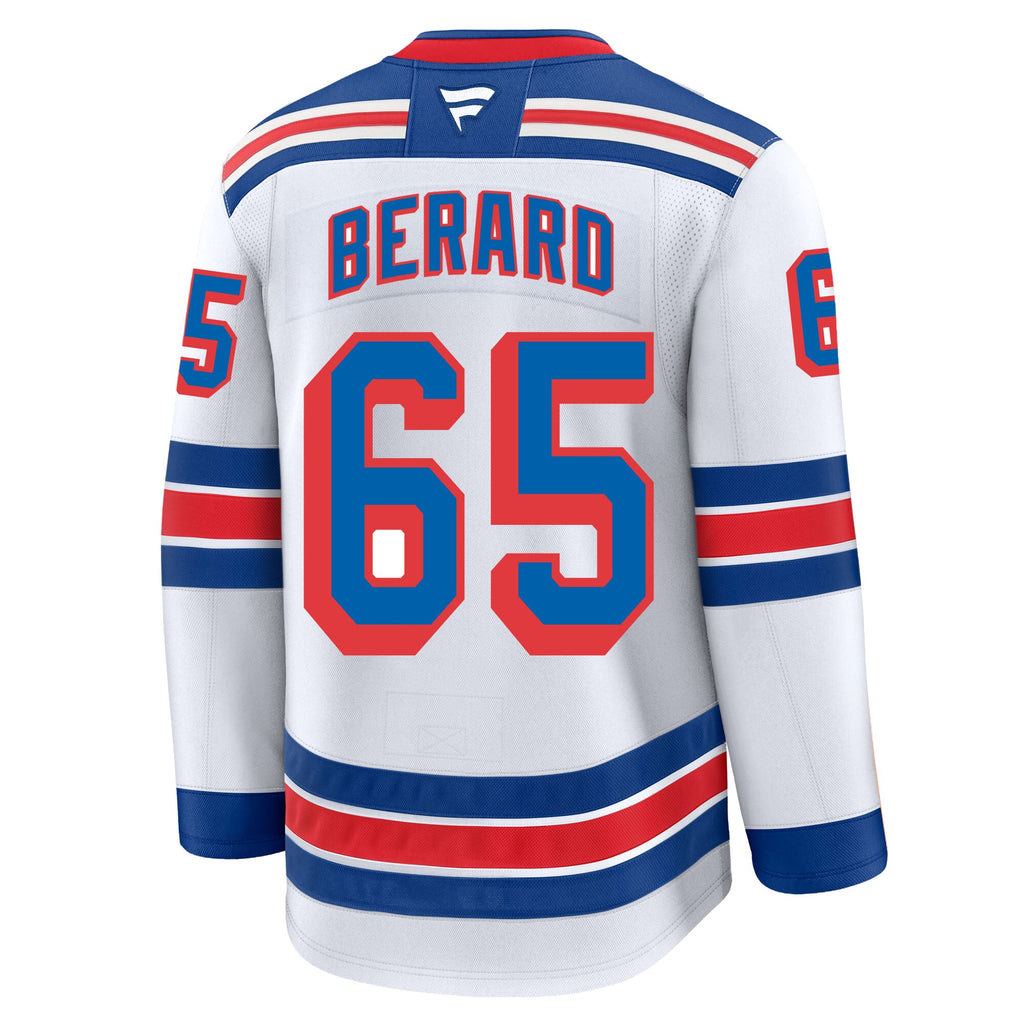 Brett Berard New York Rangers Fanatics Premium Away Jersey