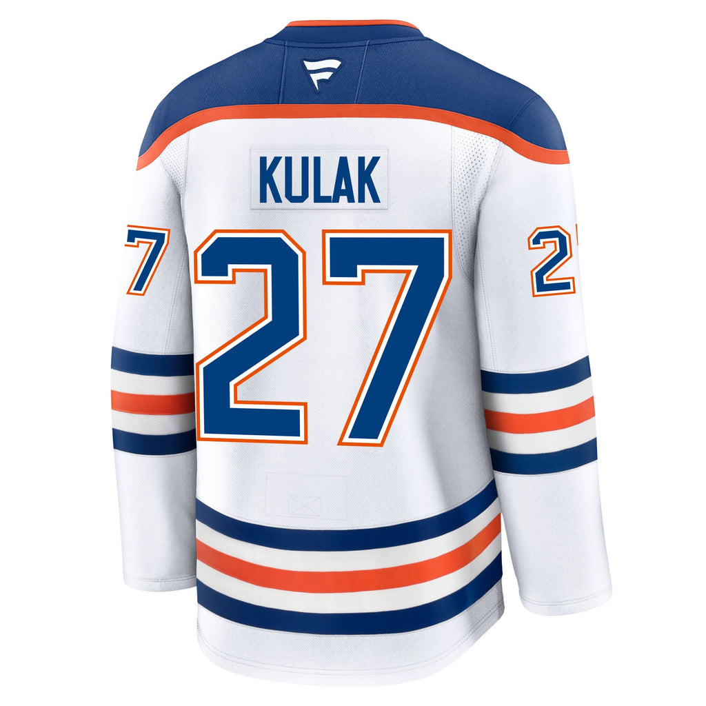 Brett Kulak Edmonton Oilers Fanatics Premium Away Jersey