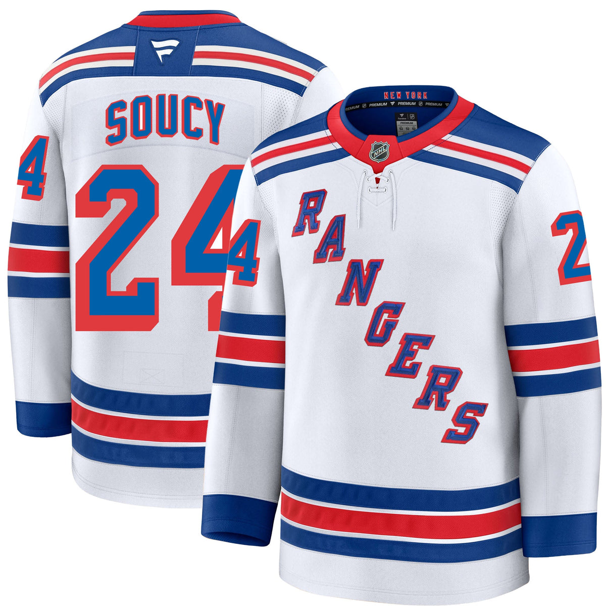 Carson Soucy New York Rangers Fanatics Premium Away Jersey